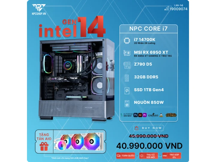 PC Workstation Hi-End B760 / B770 | Core i9-13900F | RAM 32GB DDR5 | SSD 1TB | RTX 4060 Ti 8GB